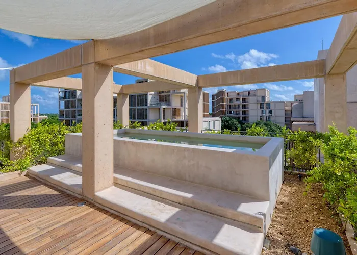 Corasol, Relaxed With Terrace & Full Amenities Apartamento Playa del Carmen