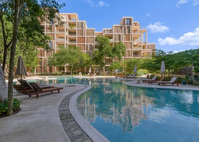 Corasol, Relaxed With Terrace & Full Amenities Apartment Playa del Carmen